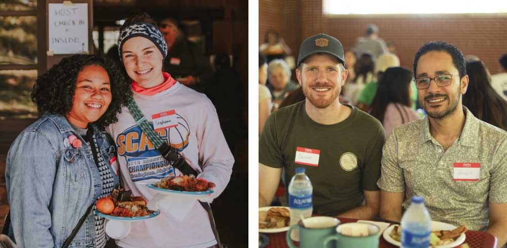 Students in the Campus Cousins program as part of International Students and Scholars at the University of Arkansas